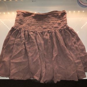 Pink Strapless Top